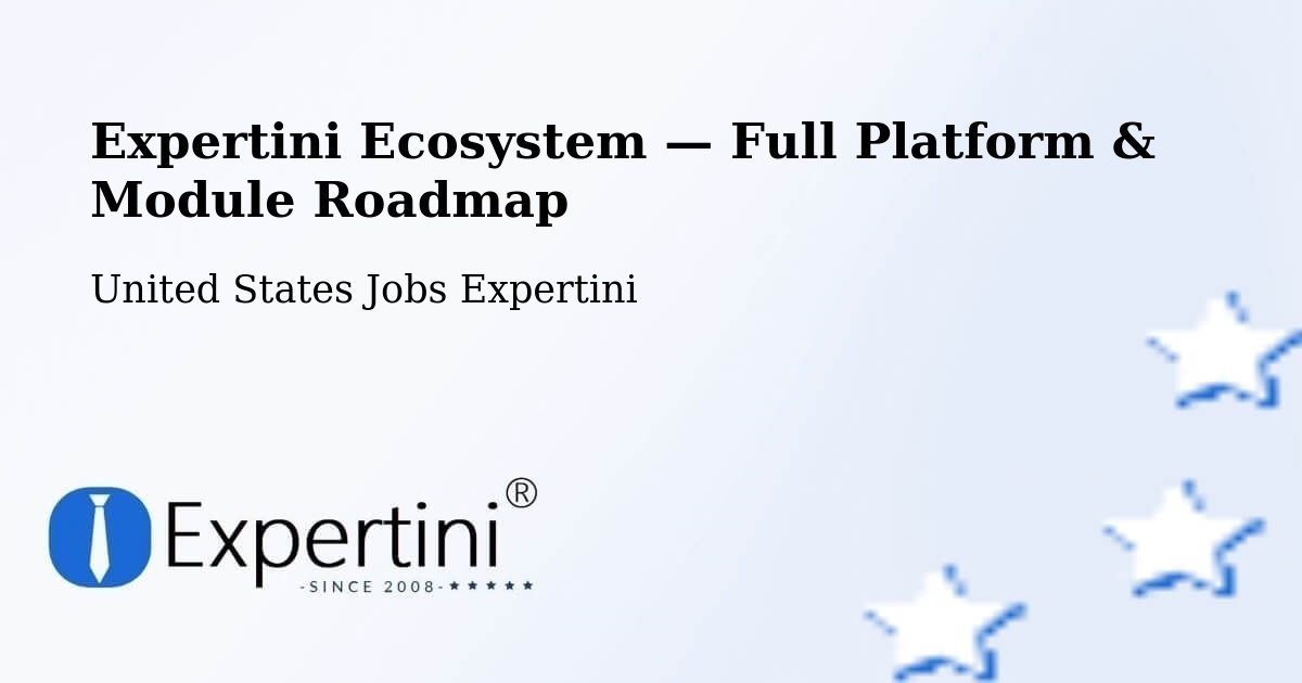 Expertini Ecosystem — Full Platform & Module Roadmap – La Grange